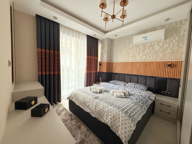 Cozy and Stylish 2+1 Apartment Just 150 Meters from the Sea in the Heart of Mahmutlar!
