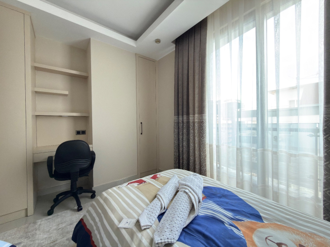 Spacious 2+1 Apartment with Stunning Sea View in the Heart of Mahmutlar!