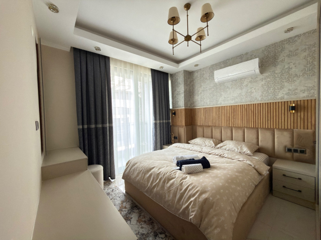 Spacious 2+1 Apartment with Stunning Sea View in the Heart of Mahmutlar!