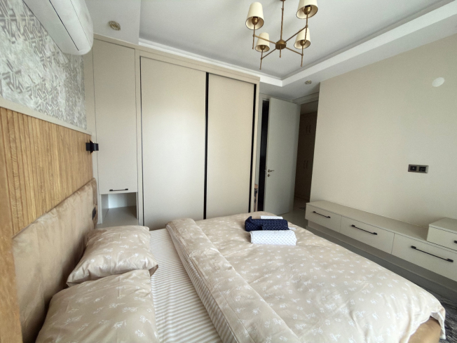 Spacious 2+1 Apartment with Stunning Sea View in the Heart of Mahmutlar!