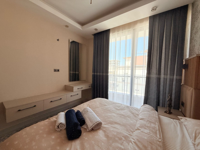 Spacious 2+1 Apartment with Stunning Sea View in the Heart of Mahmutlar!