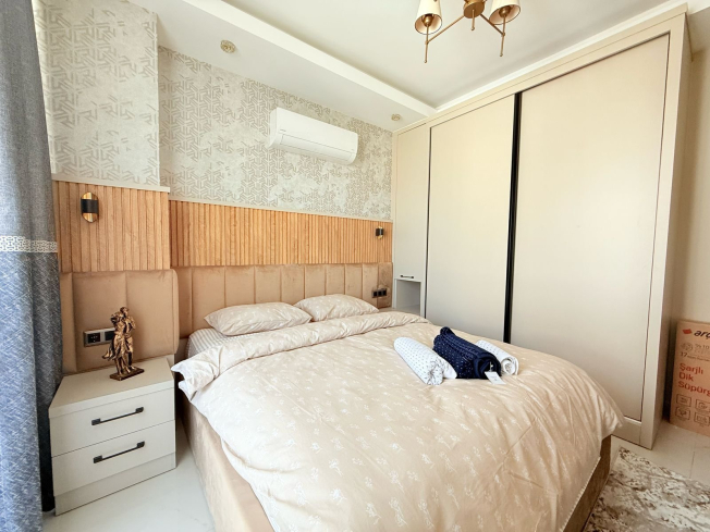 Spacious 2+1 Apartment with Stunning Sea View in the Heart of Mahmutlar!