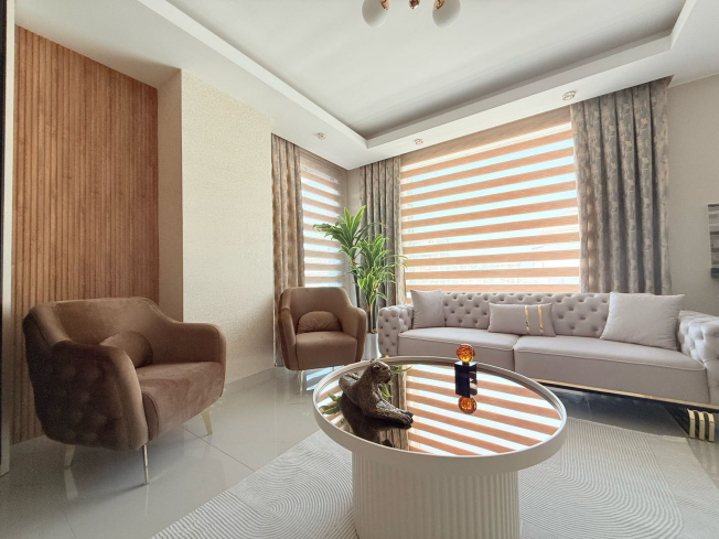 Spacious 2+1 Apartment with Stunning Sea View in the Heart of Mahmutlar!