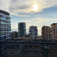 Spacious 2+1 Apartment with Stunning Sea View in the Heart of Mahmutlar!