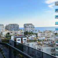 Spacious 2+1 Apartment with Stunning Sea View in the Heart of Mahmutlar!