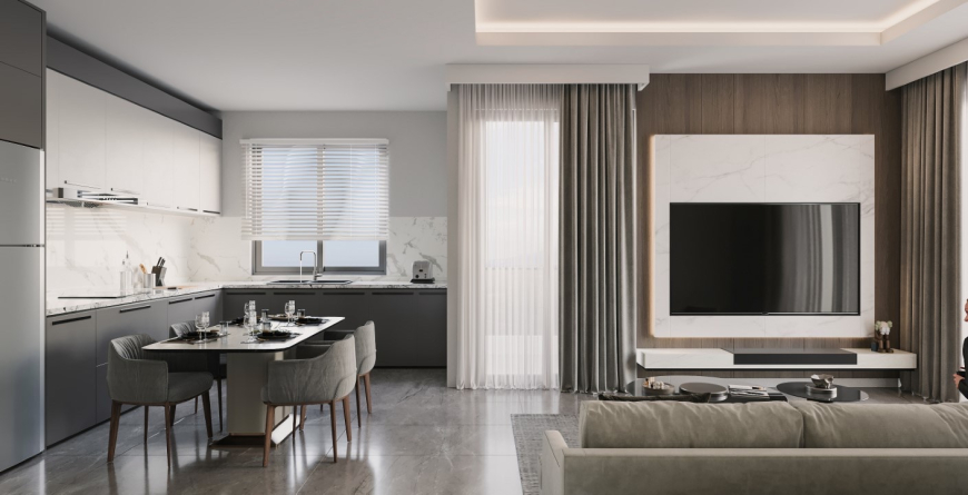 Your Perfect Home by the Mediterranean — Apartments in a New Residential Complex in the Heart of Mahmutlar