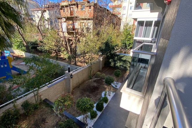 4+1 Duplex with Private Garden in Alanya City Center — Citizenship Approved!