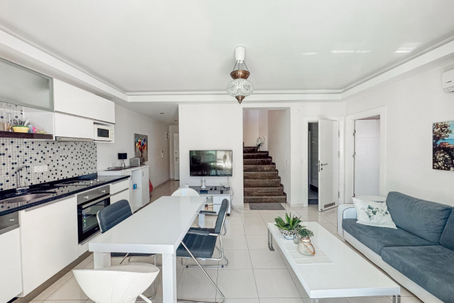 Cozy 3+1 Furnished Duplex in Oba – Ready to Move In, Residence Permit Eligible!