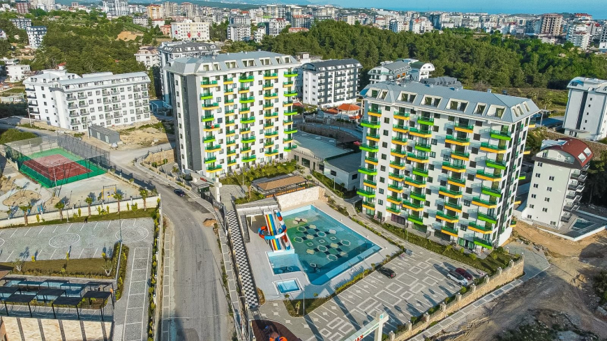 New 2+1 Apartment in KONAK GREEN LIFE | 800 m to the Beach | Full Resort Facilities!