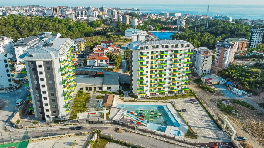 New 2+1 Apartment in KONAK GREEN LIFE | 800 m to the Beach | Full Resort Facilities!