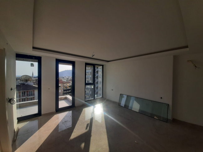 New 4+1 Penthouse with Sea & Mountain Views — Citizenship Eligible, Just 250 m from the Beach!