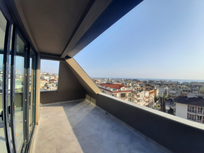 New 4+1 Penthouse with Sea & Mountain Views — Citizenship Eligible, Just 250 m from the Beach!