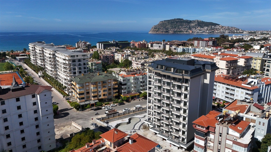 New 4+1 Penthouse with Sea & Mountain Views — Citizenship Eligible, Just 250 m from the Beach!