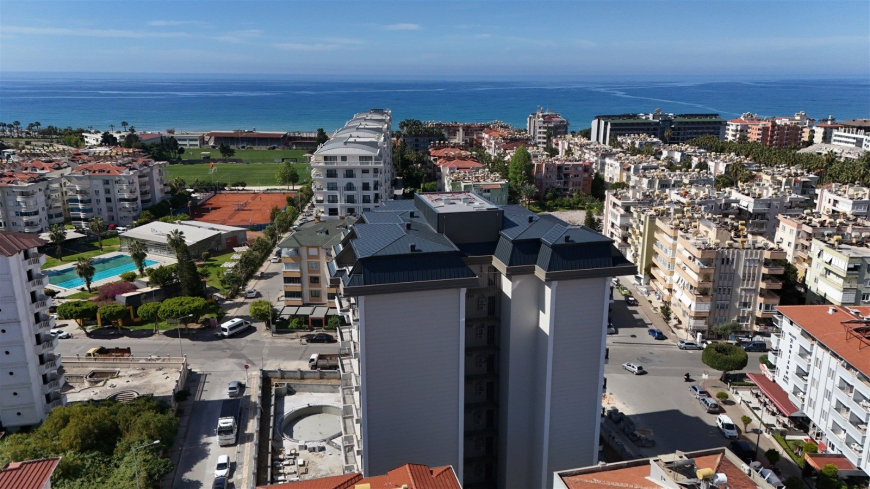 New 4+1 Penthouse with Sea & Mountain Views — Citizenship Eligible, Just 250 m from the Beach!