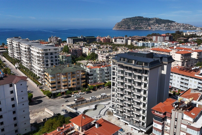 New 4+1 Penthouse with Sea & Mountain Views — Citizenship Eligible, Just 250 m from the Beach!