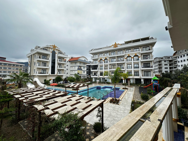Spacious 4+1 duplex apartment in a luxury complex, ready to move in, unfurnished, for just €210,000!