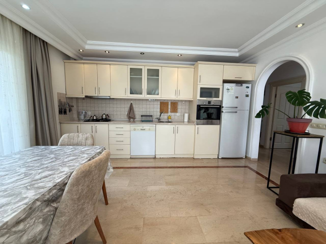 Spacious 2+1 Furnished Apartment in Oba with Pool and Parking