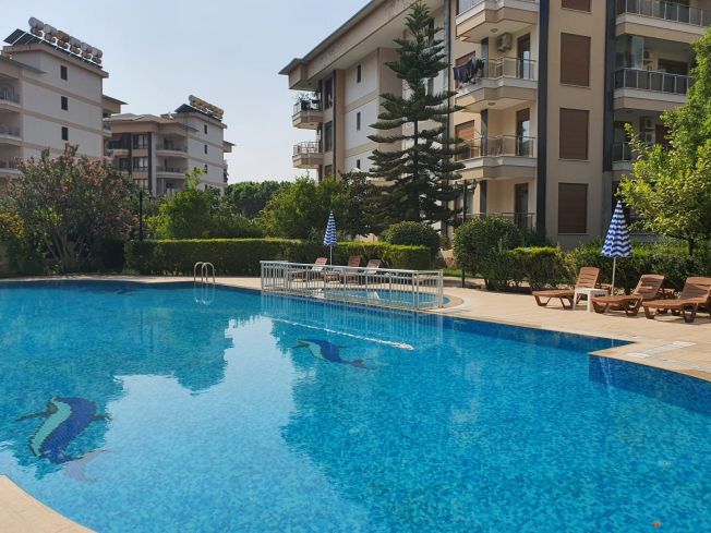 Spacious 300 m² Furnished Apartment with Pool & Garden in the Heart of Oba