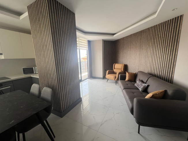Stylish 1+1 Apartment with Castle and City View in the Heart of Alanya