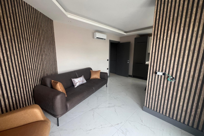 Stylish 1+1 Apartment with Castle and City View in the Heart of Alanya