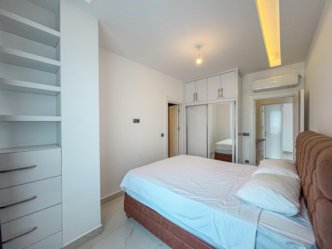 Spacious 2+1 Apartment Close to the Sea in Kargicak — Fully Furnished with Sea View!