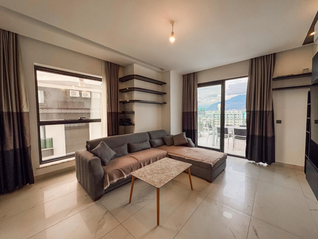 Spacious 2+1 Apartment Close to the Sea in Kargicak — Fully Furnished with Sea View!