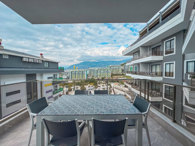 Spacious 2+1 Apartment Close to the Sea in Kargicak — Fully Furnished with Sea View!