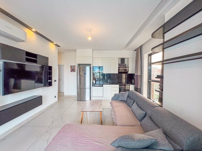 Spacious 2+1 Apartment Close to the Sea in Kargicak — Fully Furnished with Sea View!