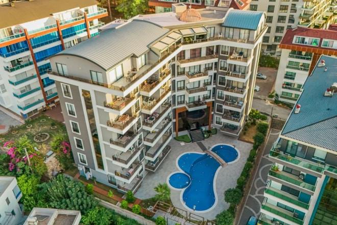 Spacious 2+1 Apartment Close to the Sea in Kargicak — Fully Furnished with Sea View!