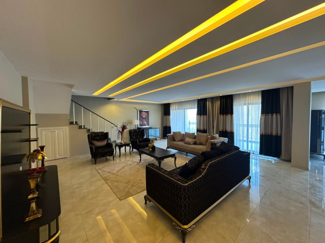 Luxury 3+1 Penthouse in Kargicak — 100 m to the sea, eligible for citizenship
