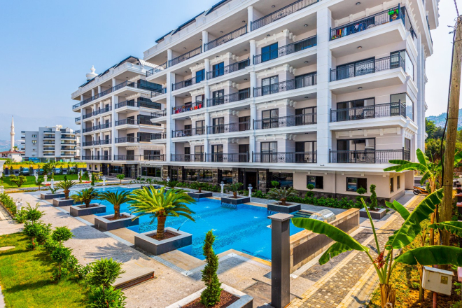 Luxury 3+1 Penthouse in Kargicak — 100 m to the sea, eligible for citizenship
