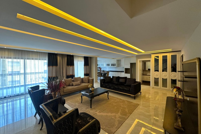 Luxury 3+1 Penthouse in Kargicak — 100 m to the sea, eligible for citizenship