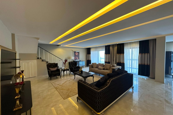 Luxury 3+1 Penthouse in Kargicak — 100 m to the sea, eligible for citizenship
