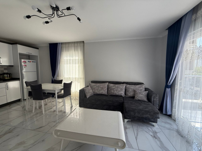 Cozy 1+1 Apartment in Mahmutlar — 300 m from the Sea, Fully Furnished