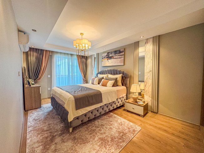 Luxury 4+1 Garden Duplex in Kestel