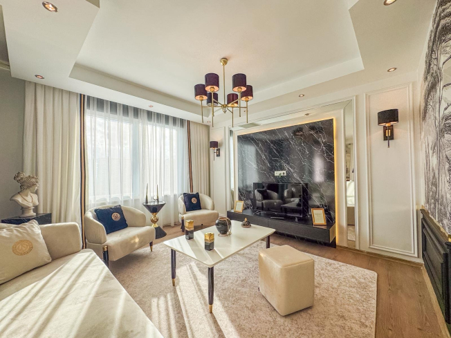Luxury 4+1 Garden Duplex in Kestel