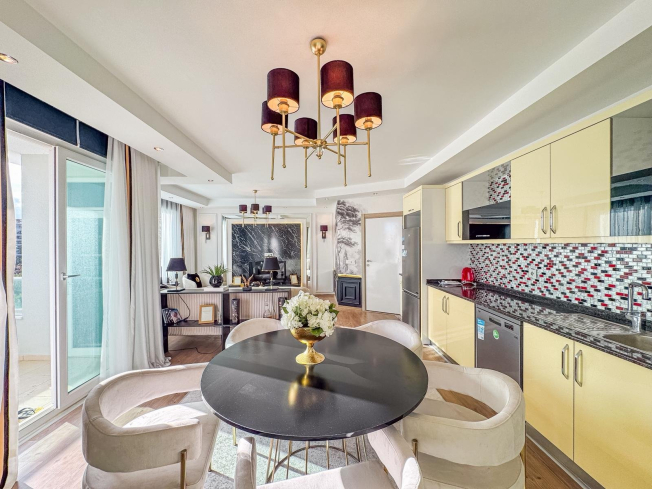 Luxury 4+1 Garden Duplex in Kestel