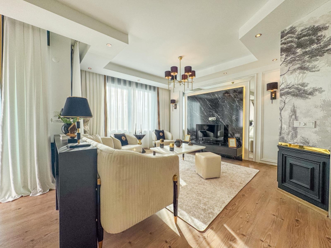 Luxury 4+1 Garden Duplex in Kestel