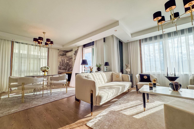 Luxury 4+1 Garden Duplex in Kestel