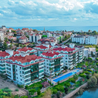Luxury 4+1 Garden Duplex in Kestel