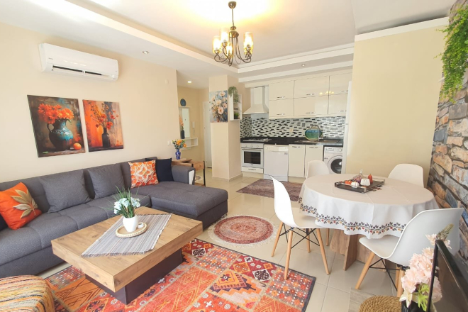 Cozy 1+1 Apartment in Oba — Just 300 m from the Sea