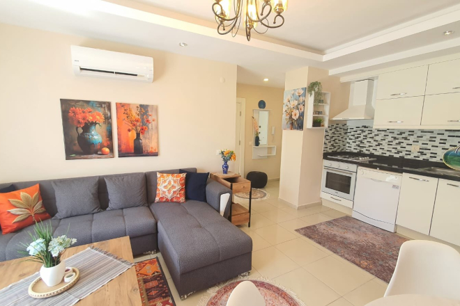Cozy 1+1 Apartment in Oba — Just 300 m from the Sea