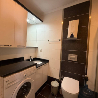 1+1 Apartment in Kestel Residence — 200 m to the Sea, Fully Furnished with Sea View