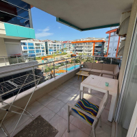 1+1 Apartment in Kestel Residence — 200 m to the Sea, Fully Furnished with Sea View