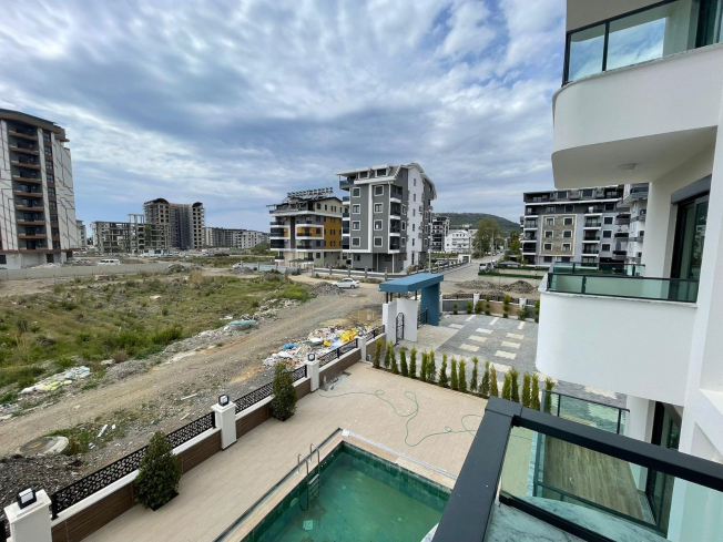 1+1 Apartment in the New Gazipaşa — Payment Plan & Pool