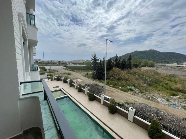 1+1 Apartment in the New Gazipaşa — Payment Plan & Pool