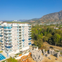 Cozy Furnished 1+1 Apartment in Mahmutlar with Mountain View and Full Facilities