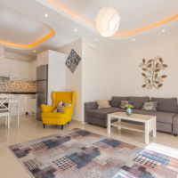 Cozy Furnished 1+1 Apartment in Mahmutlar with Mountain View and Full Facilities