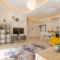 Cozy Furnished 1+1 Apartment in Mahmutlar with Mountain View and Full Facilities