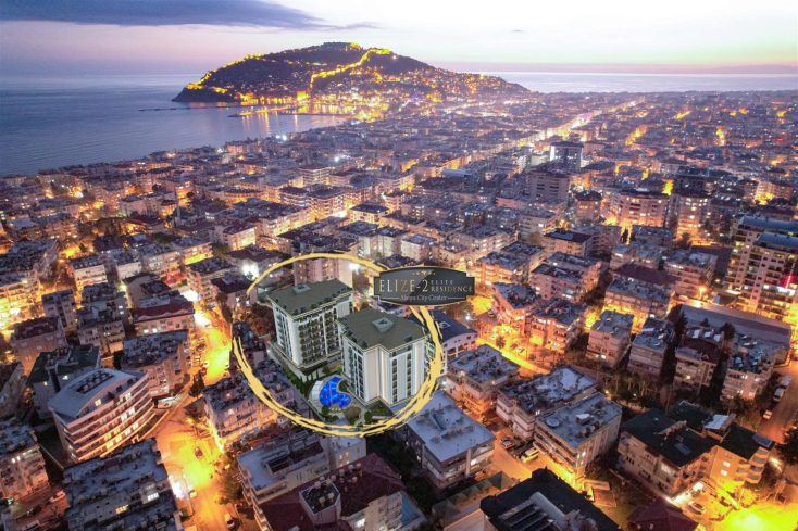 Modern 2+1 Apartment with Panoramic Views and Installment Plan in Alanya
